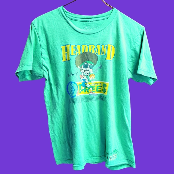 RARE "Tree Shurts" Limited Edition Cannabis Headband Strain Graphic T Unisex Med - Picture 3 of 7